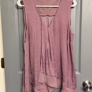 Simply Vera Vera Wang Mauve Sleeveless Blouse